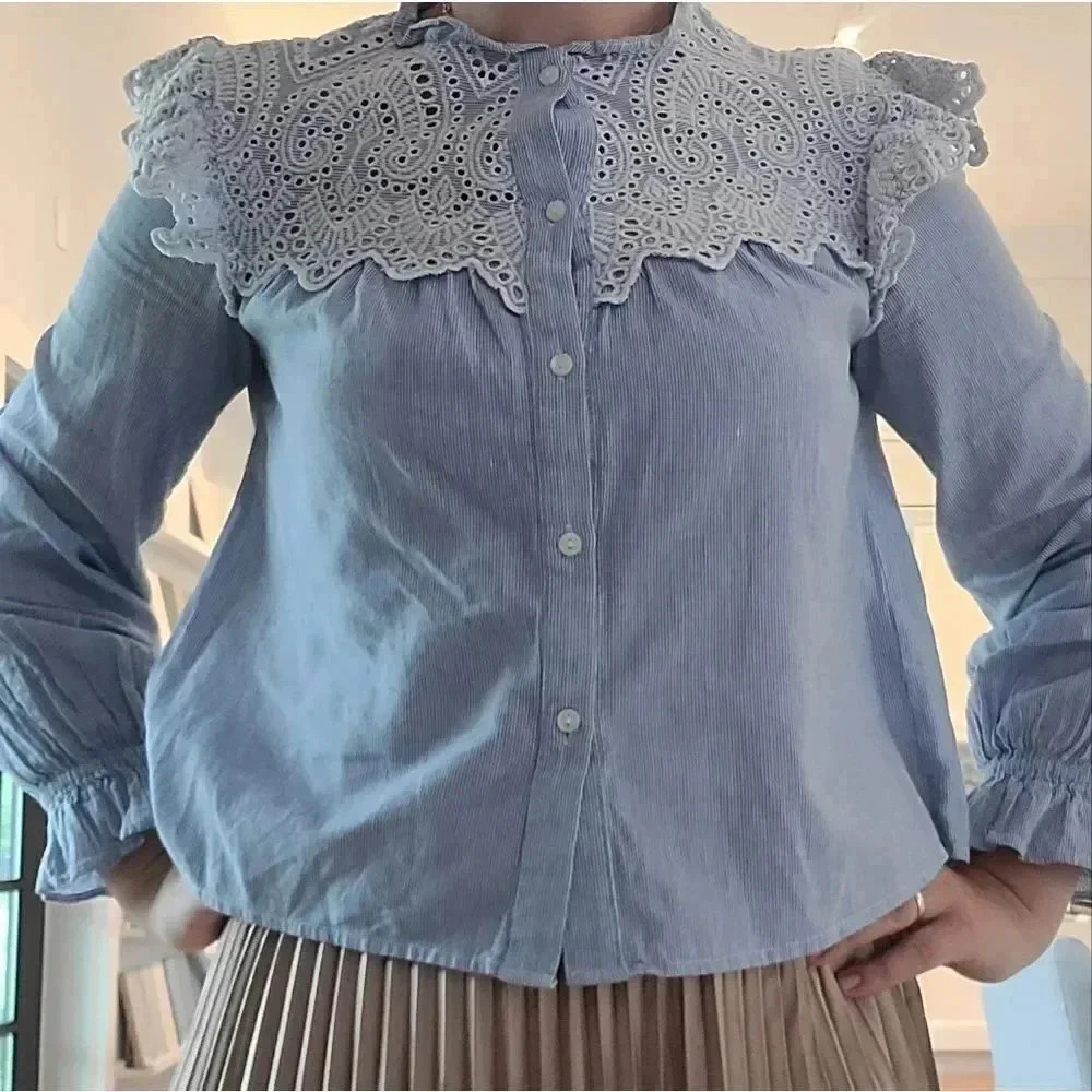 H&M striped button down shirt - Picture 13 of 13